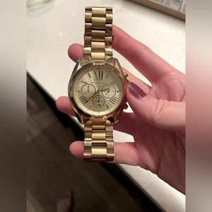 Michael Kors Unisex Chronograph Watch (Gold)